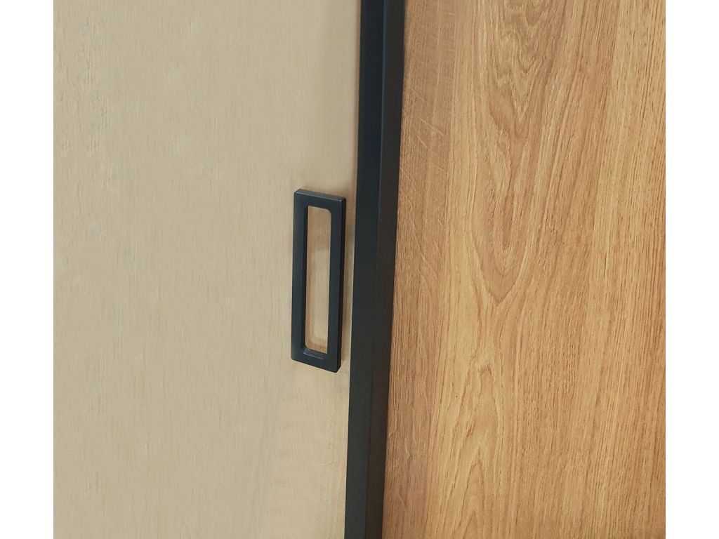 Maniglia Rettangolare per Vetri con Biadesivo modello Unico mm.140x48x8h pz.1varie finiture Proal - immagine 4